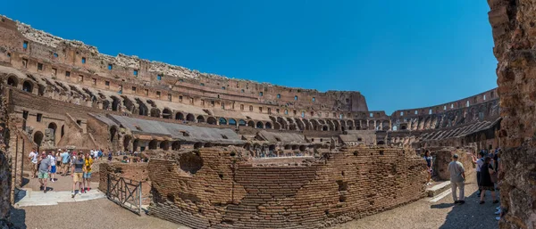 Dettagli Degli Archi Del Colosseo Roma — Foto Stock