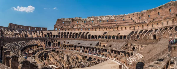 Närmare Uppgifter Colosseum Arches Rom Italien — Stockfoto