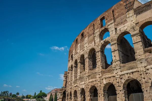 İtalya, Roma 'daki Kolezyum Kemerlerinin Ayrıntıları