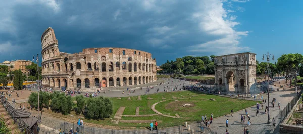 Die Ruinen Des Römischen Forums Rom Italien — Stockfoto