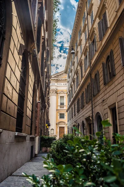 Old Street Lamppot Und Das Kolosseum Rom Italien — Stockfoto