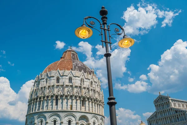 Square Miracles Baptistery Pisa Cathedral Pisa Leinding Tower Pisa Italy — 스톡 사진