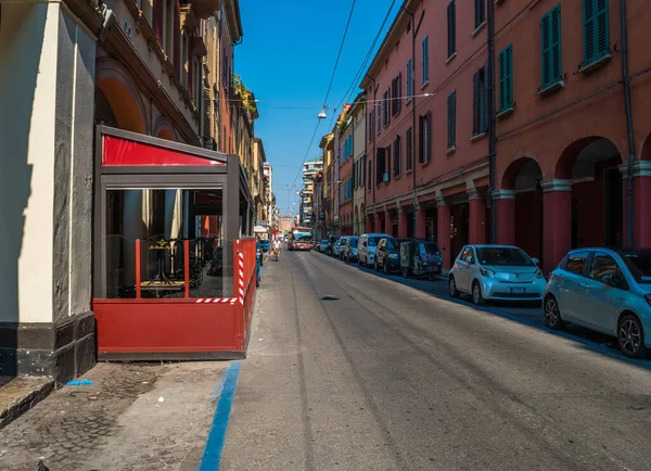 Touristenbus Und Kolosseum Rom Italien — Stockfoto