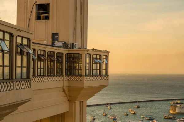 Vista Forte Marcelo Baía Todos Santos Cidade Salvador Bahia Brasil — Fotografia de Stock