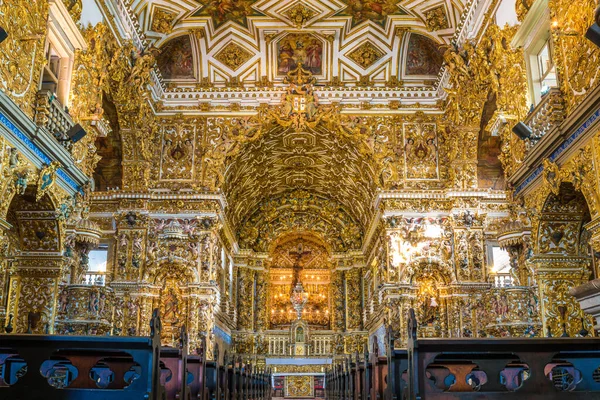 Pohled Pevnost Marcelo Záliv Todos Santos Městě Salvador Bahia Brazílie — Stock fotografie