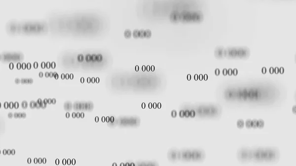 Tok nul. Digitální matrice pozadí. prostorové vykreslování. Pozadí binárního kódu Programování. Vývojář webu. — Stock fotografie