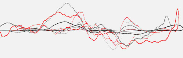Heartbeat line. Cardiogram. Heart pulse. Dynamic light flow. 3d rendering.