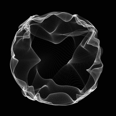 Uzay-zaman portalı. Solucan deliğini özetle. Geleceğin 3D portalı. Kozmik solucan deliği. Huni şeklinde bir tünel. Spiral Teknoloji. 3d oluşturma.