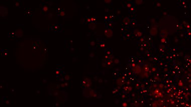 ire arka plan kıvılcımlar. Yanan kırmızı kıvılcımlar. Ateş uçuşan kıvılcımlar. Bulanık parlak ışık. 3d render -