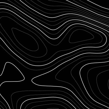 Topografik harita arka plan kavramı. Topo kontur haritası. Coğrafi Dünya Topografya harita ızgarası. Çizgi topografik harita kontur arka plan. Vektör çizimi