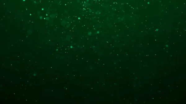 Stof Groene Deeltjes Abstracte Achtergrond Van Deeltjes Dots Achtergrond Futuristische — Stockfoto