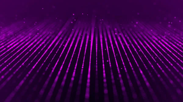 Network connection structure. Technological purple background. Big data visualization. 3d rendering.