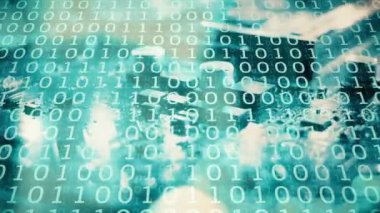 Bilgisayar çipi algoritması, yeni teknoloji Intro arka plan