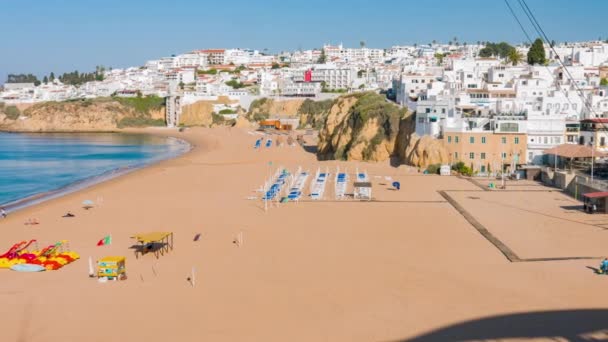 Portugal Berömda Turistorten Albufeira Distriktet Faro — Stockvideo