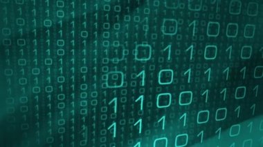 İkili bir sıfır koyu arka plan, neural ağ kodu