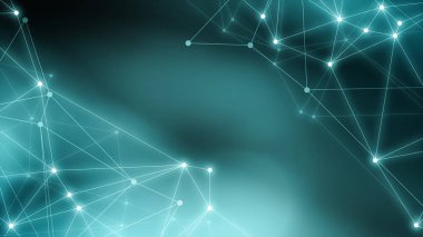 Bağlı soyut düzen, soyut şekiller modern bağlı