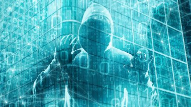 Dijital dünya makine öğrenme metni, ikili kod numaraları dijital