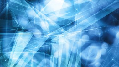 Siber tehditler dijital kablolar çokgen iletişim konsepti