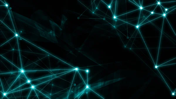 Teknoloji soyut stil illüstrasyon sunum düzeni trian