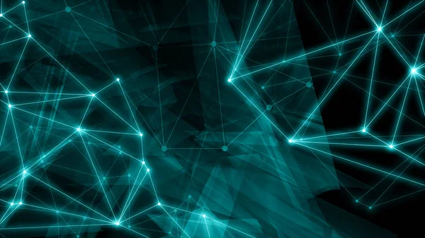 Teknoloji üçgenleri şablon kavramı, soyut desen çizgileri 