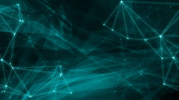 Üçgenler ve çizgiler teknoloji doku, soyut düzen, algoritma