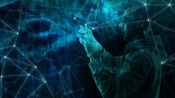 Kimlik avı saldırı tehdidi, siber alanda banka dolandırıcılığı, bilgisayar ikili kodu