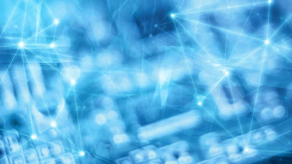 Bulanık pastel ışık, başlık arka plan. Üçgen şekiller kaos