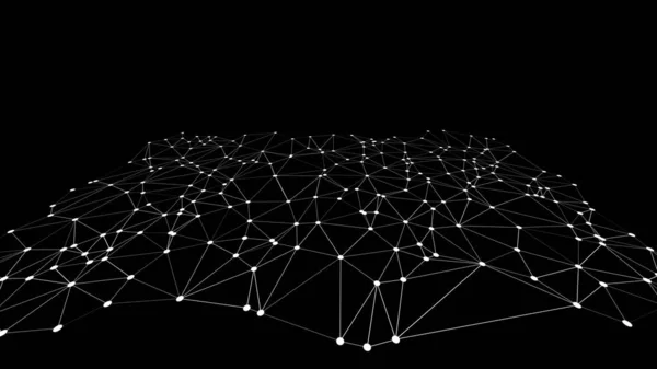 Çokgen dijital kablo bağlantıları, 3d vektör elemanları