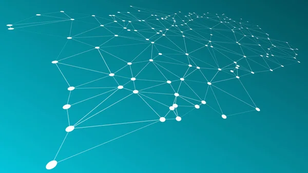 Çizgiler ve daire noktalar vektör iletişim illüstrasyon şekiller