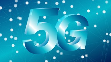 5g teknoloji haber vektör illüstrasyon kavramı