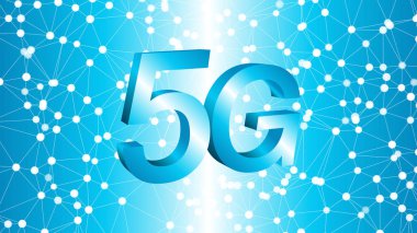 Kablosuz yüksek hızlı mobil ağ 5G teknolojisi