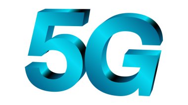 5g teknoloji vektör simgesi kavramı