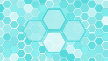 Geometrik modern sanatsal şekiller altıgenler kavramı