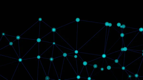 Geometrik vektör kaosu, birçok çizgi ve nokta bağlı