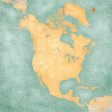 Kuzey Amerika Haritası - İzlanda