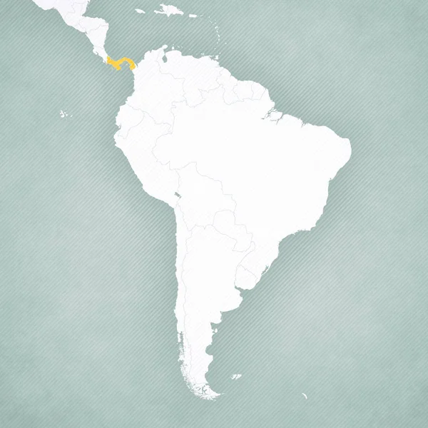 Map of South America - Panama — Stock Photo, Image