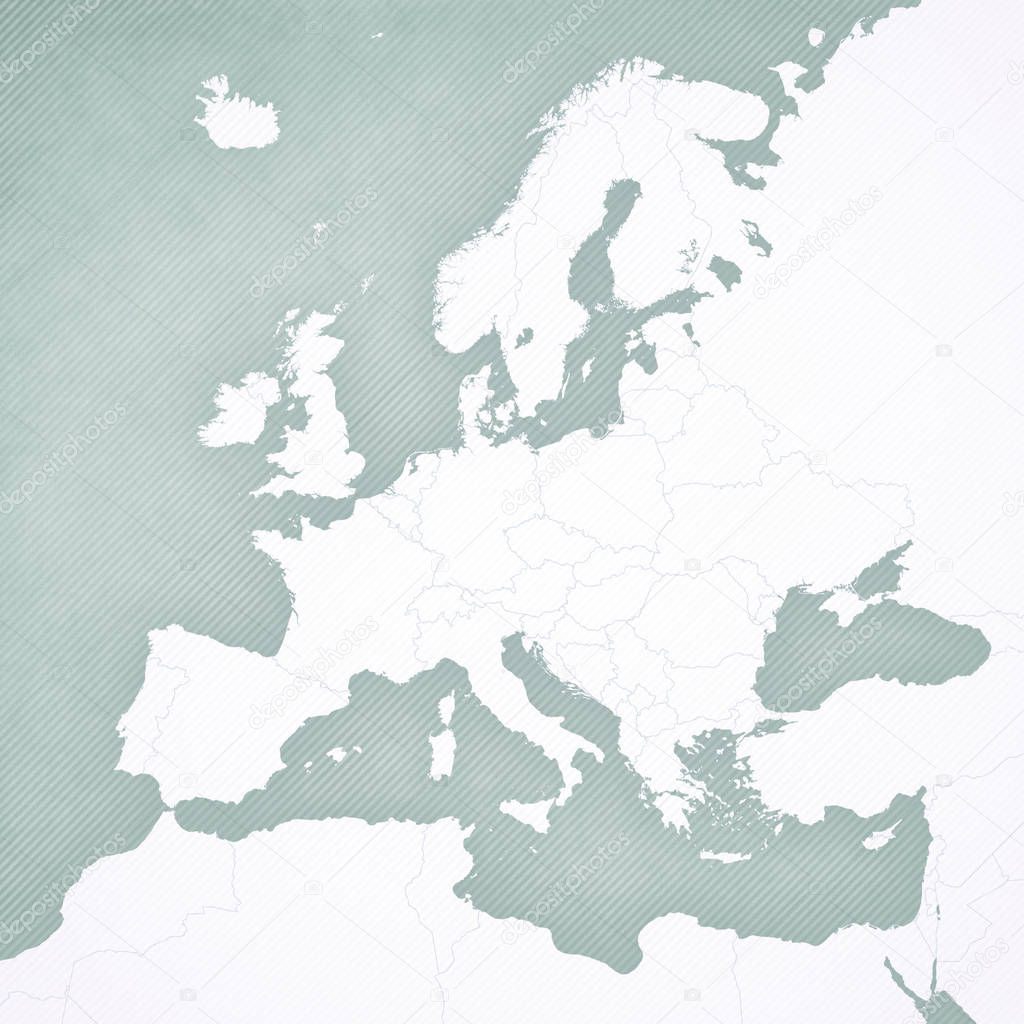 Blank Map of Europe