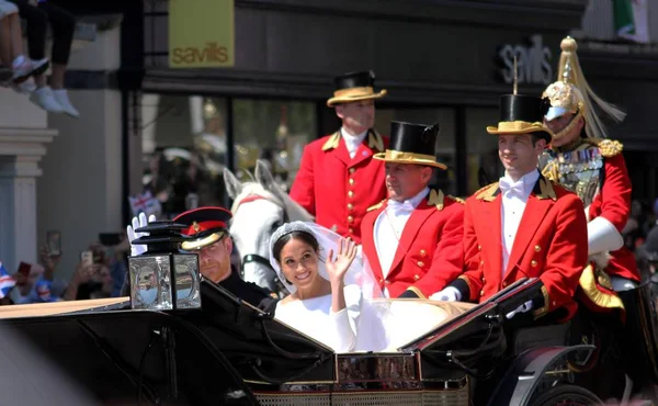 Prens Harry Meghan Markle Windsor Ngiltere 2018 Windsor Sokaklarında Prens — Stok fotoğraf