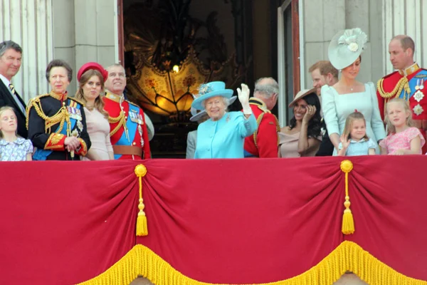 Ratu Elizabeth London Juni 2018 Meghan Markle Pangeran Harry Pangeran — Stok Foto