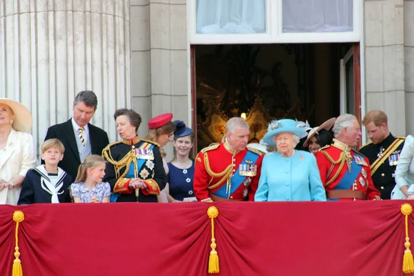 Koningin Elizabeth Londen Juni 2018 Meghan Markle Prins Harry Prins — Stockfoto