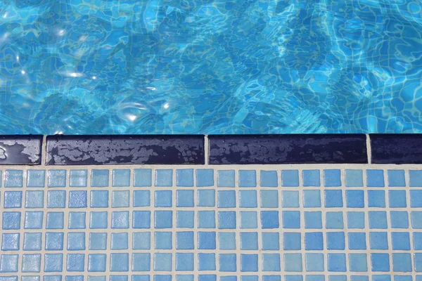 Swimming Pool Poolside Water Ripples Copy Side Stock Photo Photograph — Stock Photo, Image