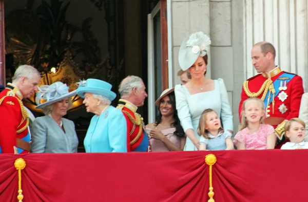 Queen Elizabeth Londyn Wielka Brytania Czerwca 2018 Meghan Markle Prince — Zdjęcie stockowe