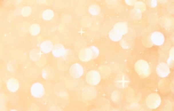 Bokeh Расслабленное Золото Абстрактное Празднование Рождества Празднуют Сверкающие Фоновые Копии — стоковое видео