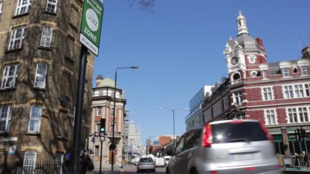 Ulez London April 2019 Ulez Ultra Low Emission Zone New — Stockvideo