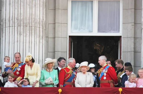 Queen Elizabeth London Czerwca 2019 Meghan Markle Prince Harry George — Zdjęcie stockowe