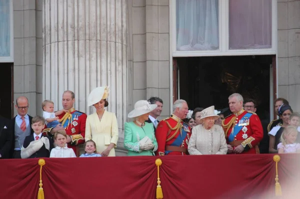 Queen Elizabeth London Junho 2019 Meghan Markle Prince Harry George — Fotografia de Stock