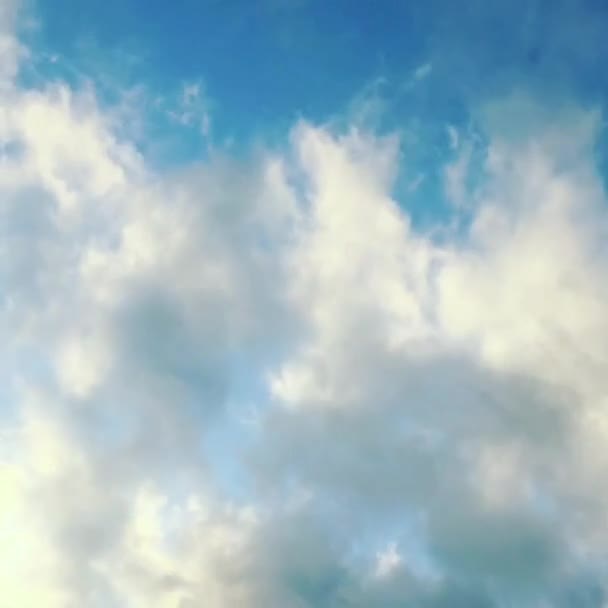 nuages et ciel paysage nuageux laps de temps fond stock vidéo avec espace de copie  