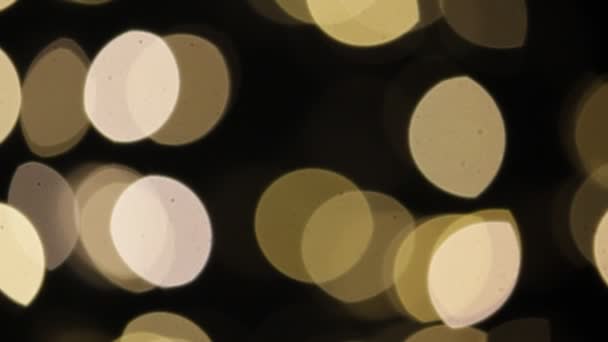 Vánoční Bokeh Pozadí Světla Jiskřivé Vánoce Bokeh Pozadí Abstraktní Světlo — Stock video