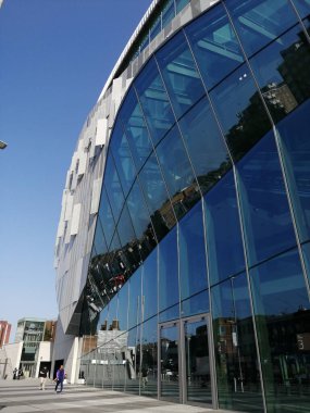 Londra, İngiltere - 1 / 9 / 2020: Tottenham hotspur stadyum Spurs (hotspur) futbol takımı Tottenham anayolunda, stadyum 2018 yılında tamamlandı