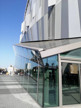 Londra, İngiltere - 1 / 9 / 2020: Tottenham hotspur stadyum Spurs (hotspur) futbol takımı Tottenham anayolunda, stadyum 2018 yılında tamamlandı